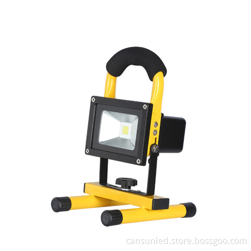High Brightness Rechargeable LED Emergency Light with Tripod Stand - IP65 Portable LED Light 10W to 200W
